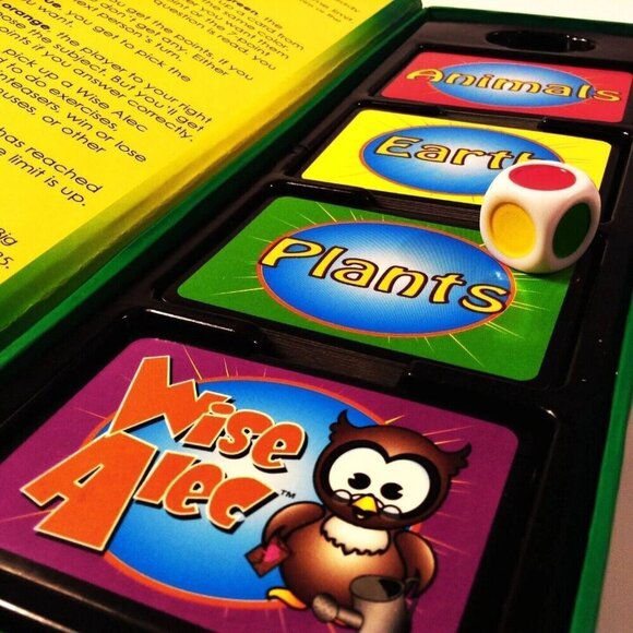 GRIDDLY KIDS Wise Alec Trivia Travel Game Nature Nuts Expansion Pack Learn Play - Picture 4 of 6